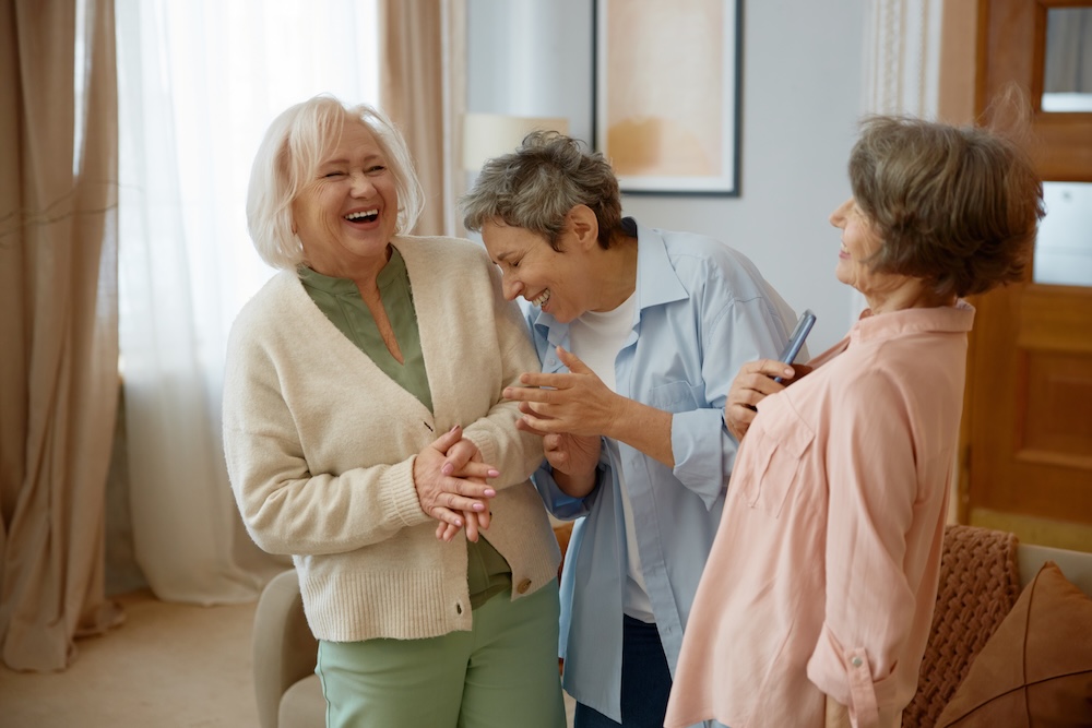 Group of senior woman enjoying Assisted Living San Diego CA